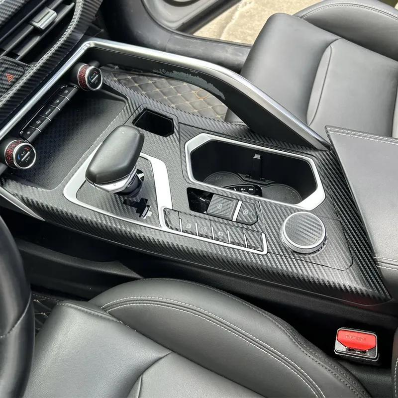 Carbon Fiber For Geely Tugella FY11 - Car Film Interior Sticker Center Console Gear Dashboard Air Door Handle Lift Panel