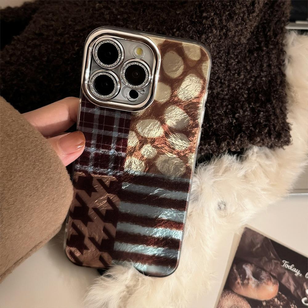 Retro Colorful Leopard Print Phone Case Compatible and Suitable for iPhone 16 15 14 13/12/11promax /xsmax/xr 7/8plusSE