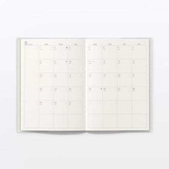 Muji Sunday Start Monthly Schedule Book December 2026