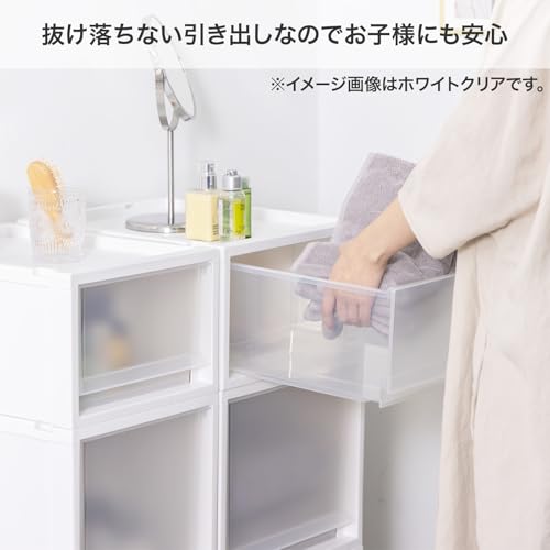 [Amazon.co.jp Exclusive] Tenma Fits Case Multi Storage Box, Kitchen Storage, 35cm Wide x 40cm Deep x 20cm High, Laundry Storage, Space-Saving, Clothin