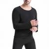 Mens Sauna Suit Hot Polymer Sweat Shirts Long Sleeve Workout Tank Tops Shapewear Waist Trainer Body Shaper Athletic Slimming Sweatshirt