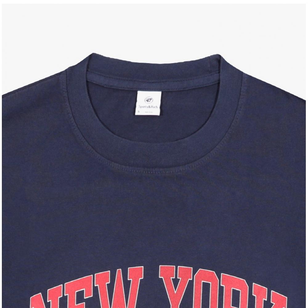 SporTy   Rich T shirT Dark Navy  New York Ivy  To043606304bl106