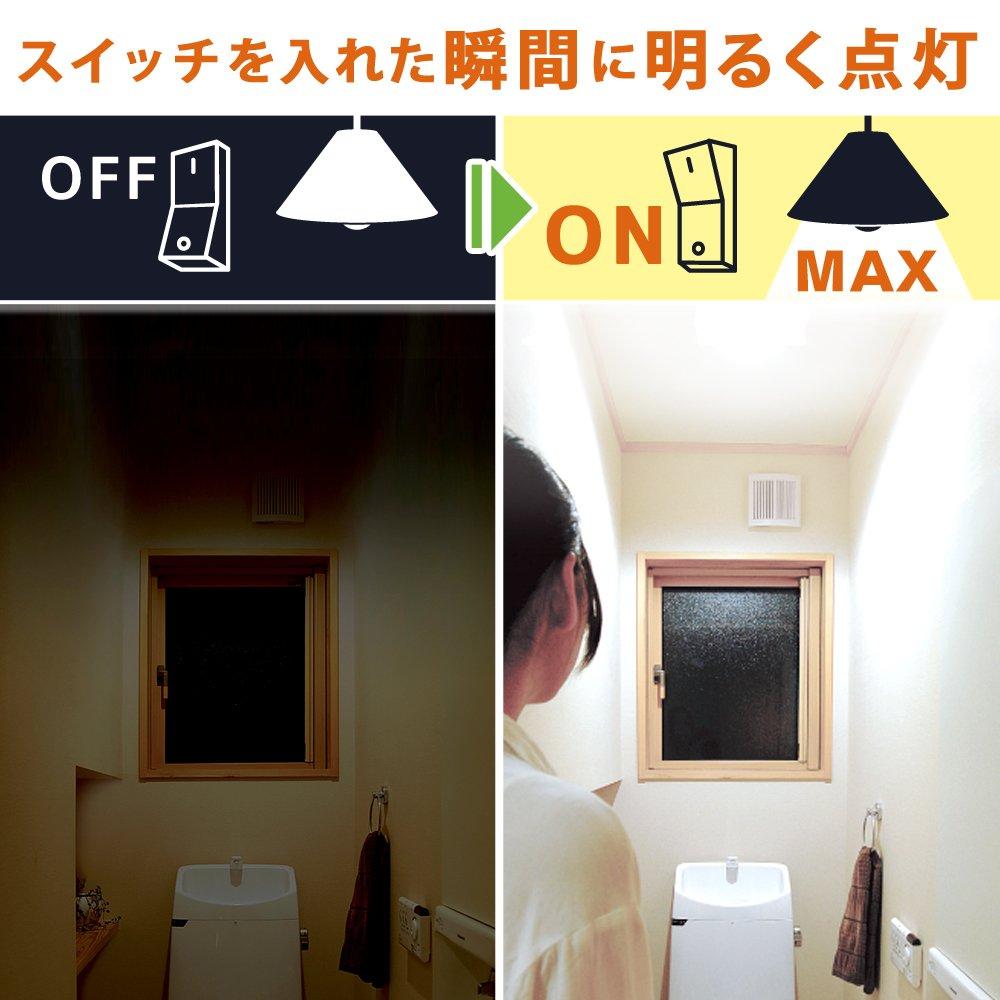 Iris Ohyama LED Wide 100W Daylight Bulb, E26, Beam, Equivalent, White, LDA14N-G-10T4