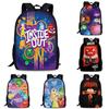 Spacious 15-inch Inside Out 2 Backpack Durable Oxford Cloth School Book Bag