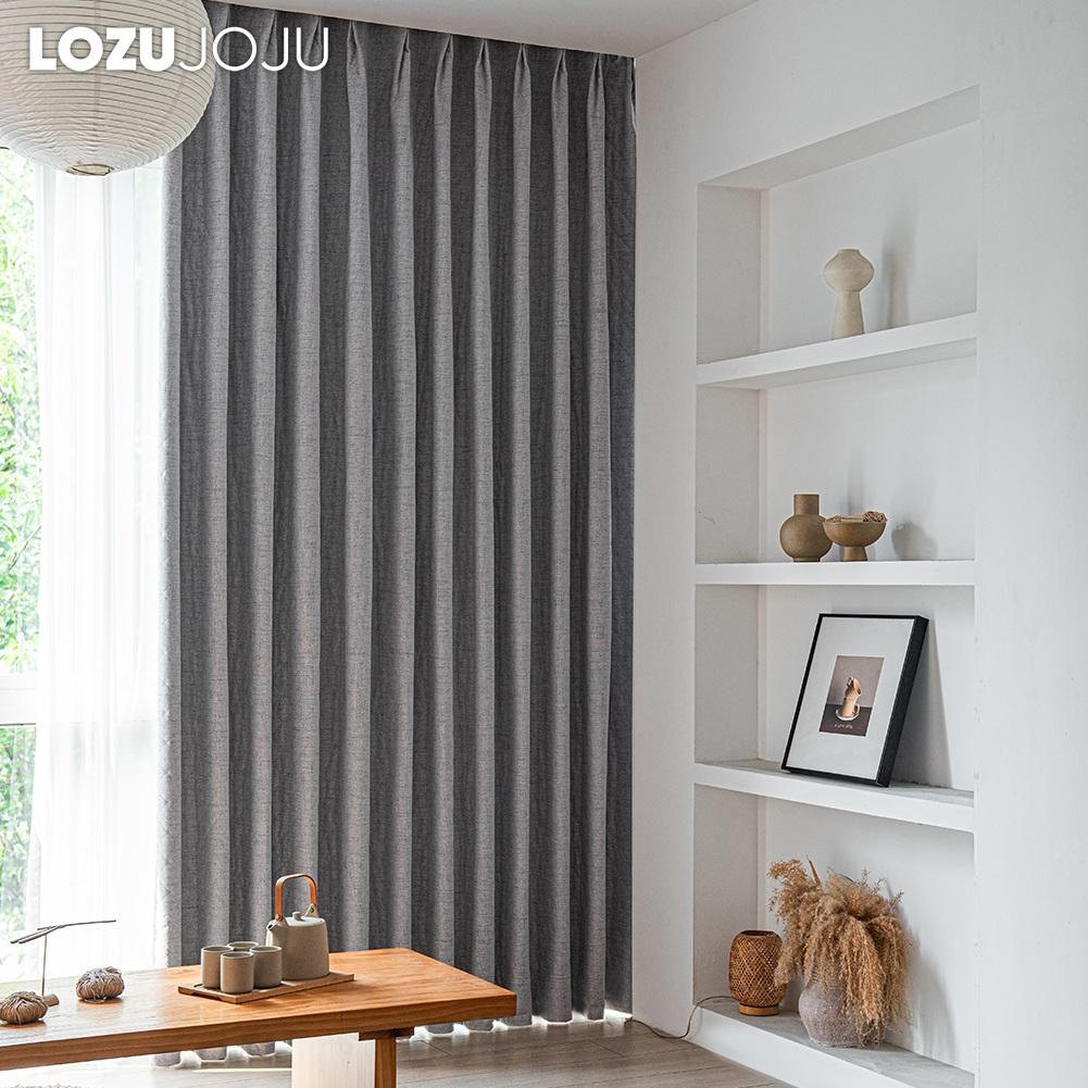 1PC LOZUJOJU Minimalist Solid Textured Blackout Curtain,Embossed Diamond Quilted Thick Curtains for Bedroom Living Room Home Decor