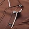 JOW Men's Color-Block Jacquard Polo Shirt