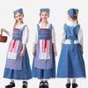 Farm Manor Maid Sells Match Dresses Artistic Parent-Child Clothing Performance Drama Performance Clothing