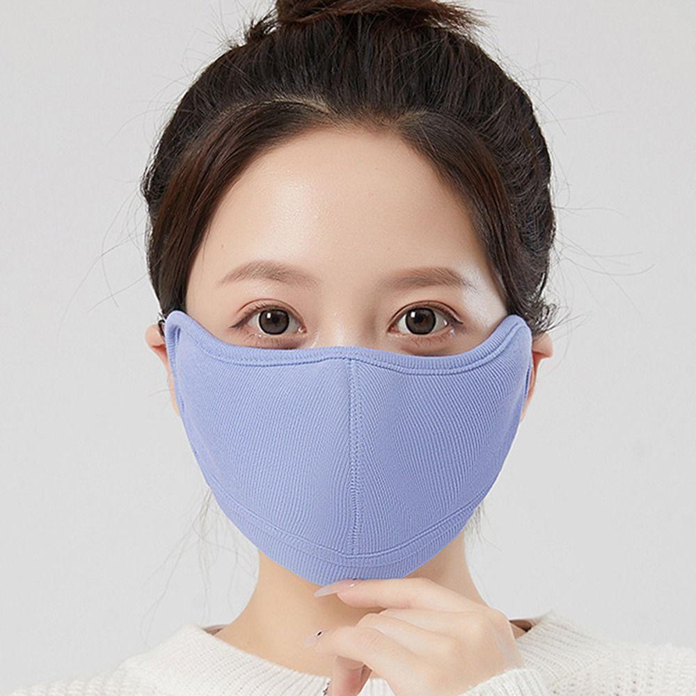 Cold-proof Warm Masks Derong Material Mouth Cover Fashion Reusable Face Mask  for Cycling