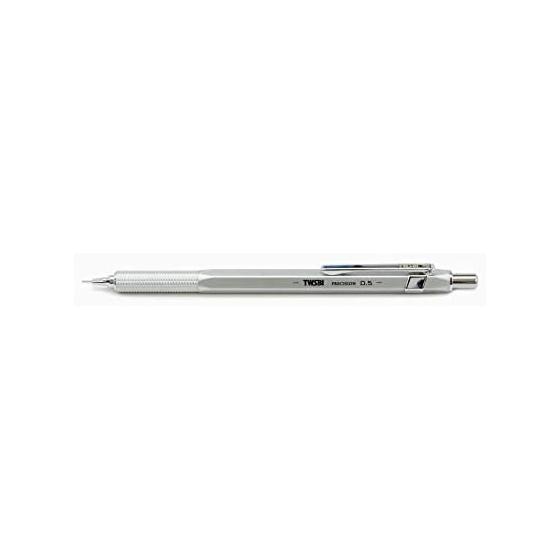 TWSBI TW300001 Mechanical Pencil (0.5mm) - Fixed Pipe, All Metal Inner Tube, All Metal Outer Case, Extra Long Eraser, 0.5mm Fixed Tip
