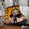 Ariana Grande Pop Art Blanket Soft Throw Blanket For Home Bedroom Bed Sofa Travel Office Solid Christmas Blanket