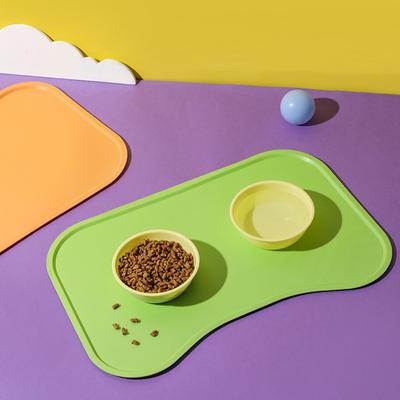Pet Silicone Food Mat Portable Waterproof Leak-Proof Non-Slip Feeding Mats Bowl Pad Cushion For Cats Dogs Pet Items