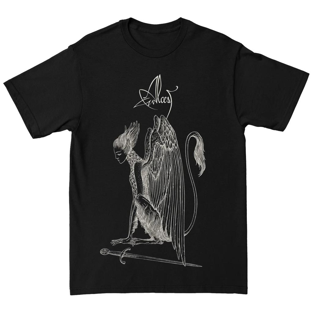New ALCEST French Black Metal Band Shortsleeved Rock Pink American Streetwear Retro Loose Print Mens and Womens Tshirt