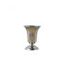 European Style Wedding Flower Vase Golden Dried Flower Pot Metal Trumpet Vases  Living Room