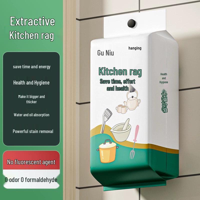 Enhanced Dual-Use Oil-Absorbing Dishcloth and Scouring Pad