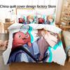 3D Printed Red Hair Girl Bedding Set Duvet Cover Pillowcase For Adult Kids Bedroom Decor Twin Full Queen King Size Bed Linen