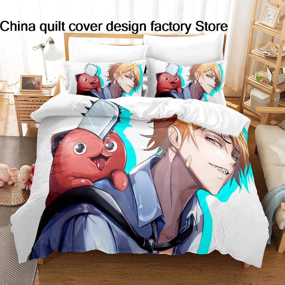 3D Printed Red Hair Girl Bedding Set Duvet Cover Pillowcase For Adult Kids Bedroom Decor Twin Full Queen King Size Bed Linen