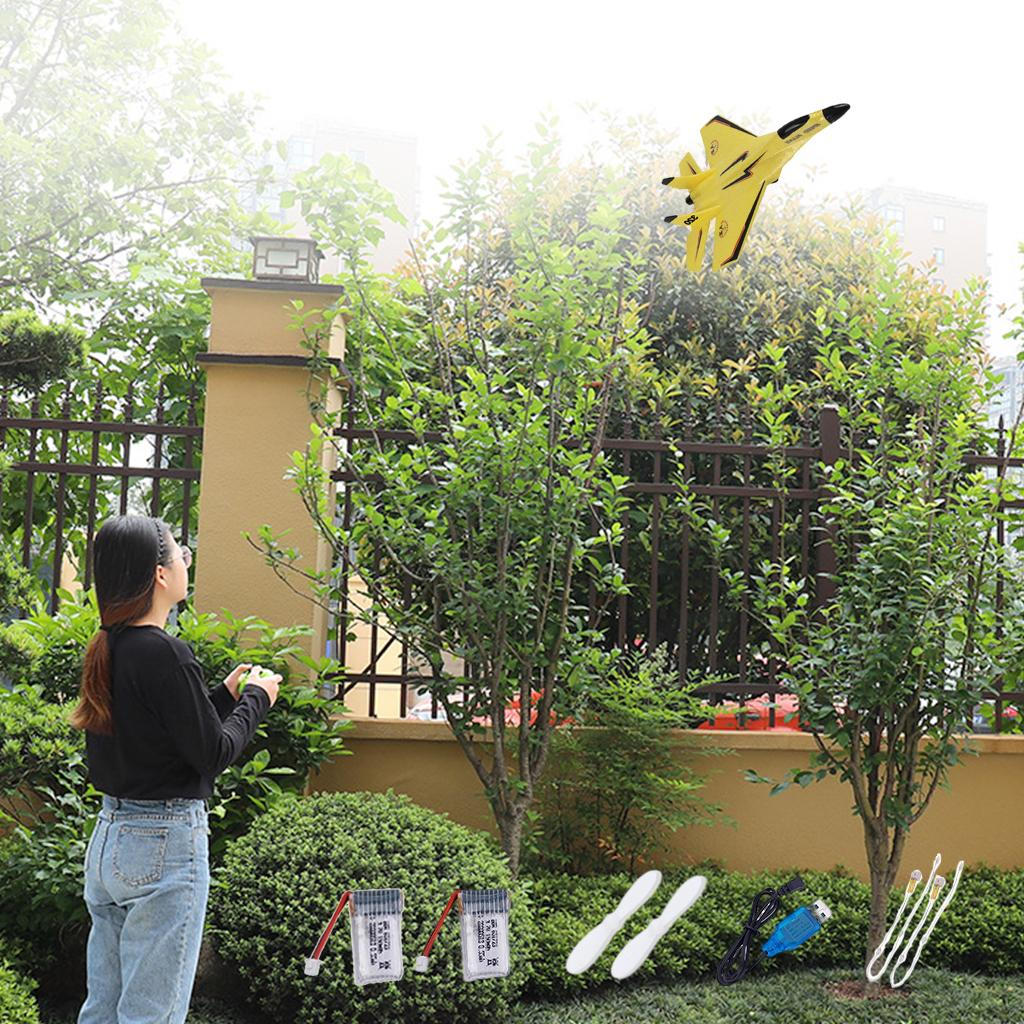 2 Channel Fixed Wing Foam RC Battery Powered Outdoor Toy Glider for Boys Gifts