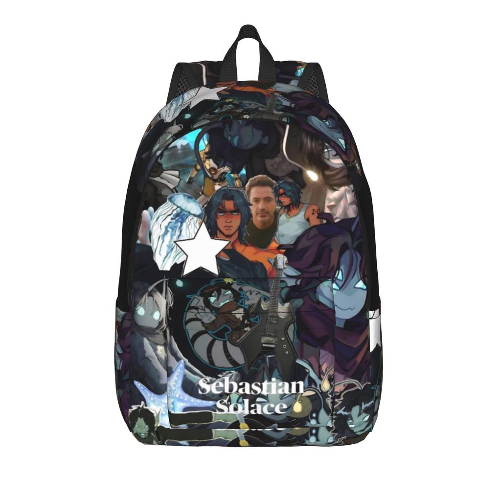 Sebastian Solace Teenage Backpack Gift High School Business Daypack for Men Women College Shoulder Bag