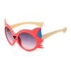 New Cute Cartoon Cat Anti UV400 Sun Glasses Kids Dresses Ornament For Girls