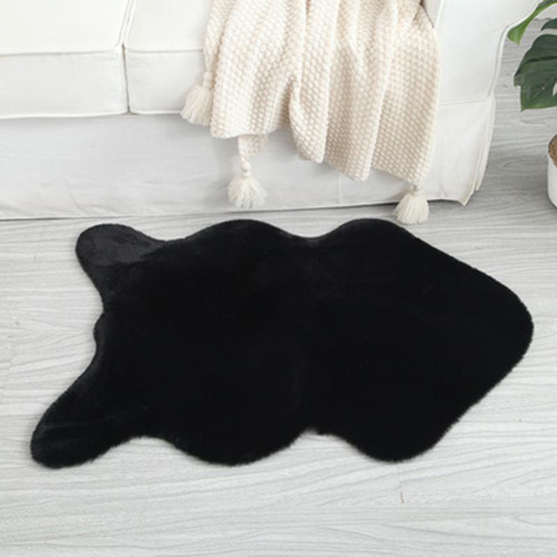 Faux Rabbit Fur Carpet Modern Home Decor Sofa Coffee Table Chair Cushion Soft Plush Luxury Imitation Fur Mat Bay Window Rug