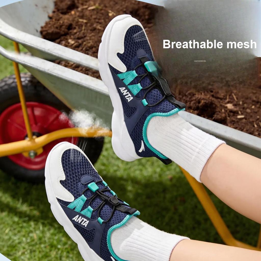 Anta Fashionable Versatile Breathable Kids Casual Shoes Kids Sneakers New-Ink-Blue A312428862-6