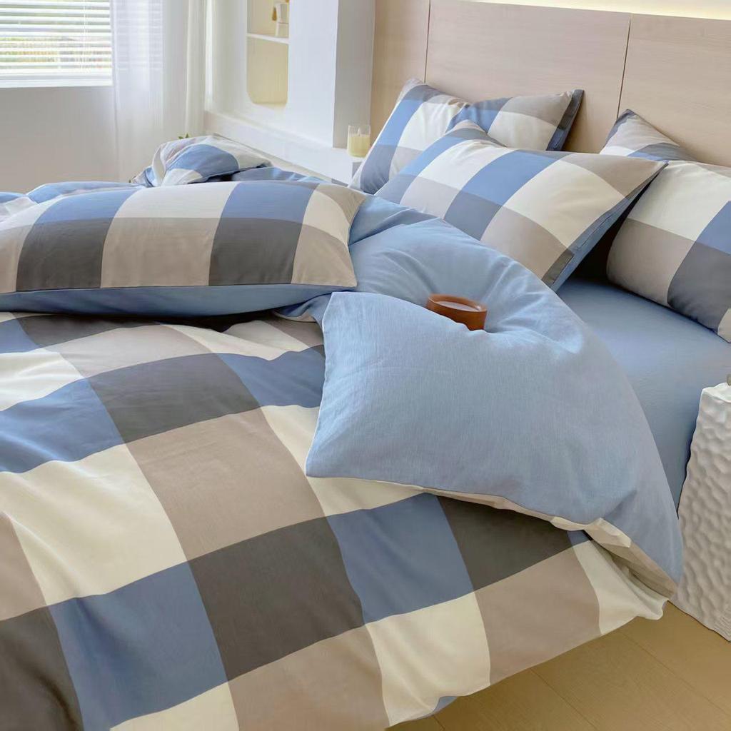 Pure Cotton Bedding Sets: Duvet Covers, Enclosed Fitted Sheets, Bed Sheets, Bed Covers - Sterile & Healthy Options In 2, 3, or 4 Piece Sets.