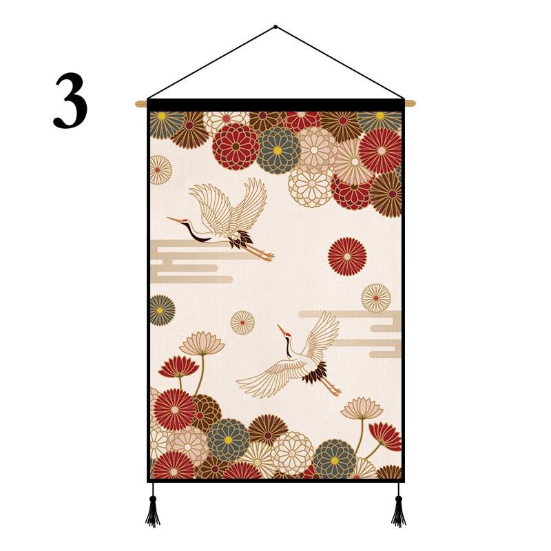 Canvas Painting Posters Japanese style Banner Flag Sushi Restaurant Decoration Home Decor Print Art Aisle Wall Art Canvas Painting for Living Room