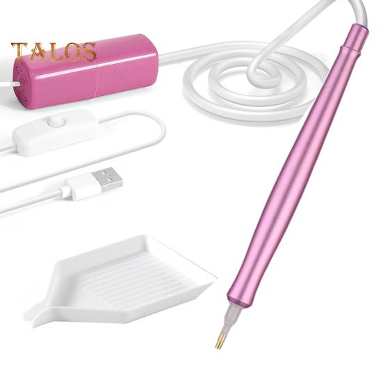 

Вакуумная ручка Diamond Art Электрическая ручка Diamond Art Инструмент для размещения алмазов без воска для всех форм алмазов Размеры алмазного искусства розовый