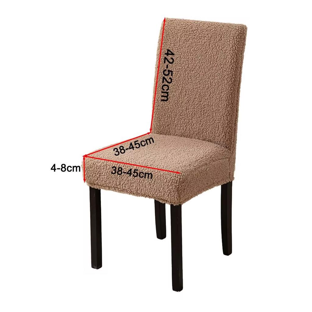 Stretch Dining Chair Cover Jacquard Spandex SKitchen Chair Seat Hotel Banquet Elastic Slipcover