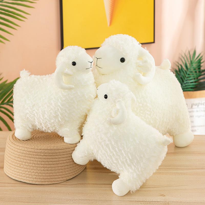 Cute Goat Plush Toys Children's Comfort Pillow Activity Gifts Little Aries Ornaments Doll