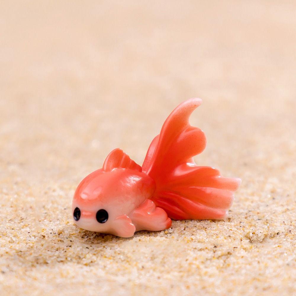 Simulation Gold Fish Micro Landscape Decorative Gold Fish Figurine Mini Colorful Fish  Fish Tank