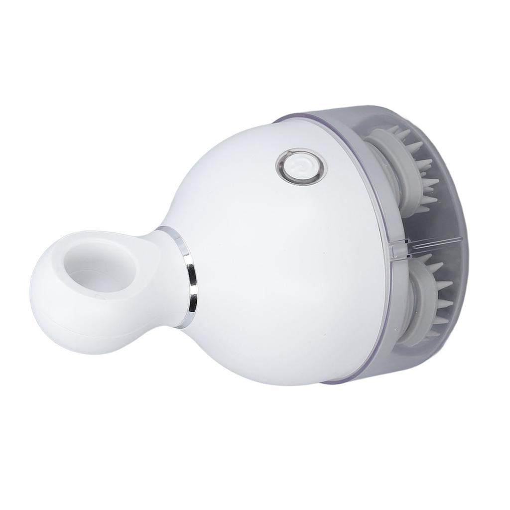 Electric Scalp Massager 3 Modes 10 Minutes Timing Silicone Head Massage Machine with 4 Detachable