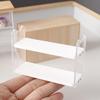 1:12 Dollhouse Miniature Storage Rack Food Display Stand Mini Shelves Bookshelf Flower Racks Cake Bread Storage Shelf Model Toy
