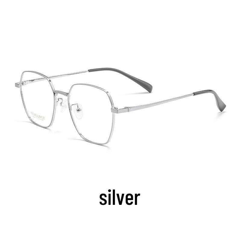 

Danyang 8027A Ретро Полигональная Оправа для Очков, Сверхлегкий Чистый Титан для Мужчин и Женщин, Совместима с Миопией.