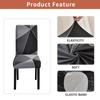 1PC Printing Elastic Dining Chair Cover Stretch Seat Case Slipcovers Chair Covers for Dining Room Wedding Hotel Banquet Office
