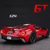 1:24 GT Supercar Automodell Legierung Metall Druckgussmodell Spielzeug Sound & Licht Fahrzeugspielzeug Für Jungen Kinder Geschenke