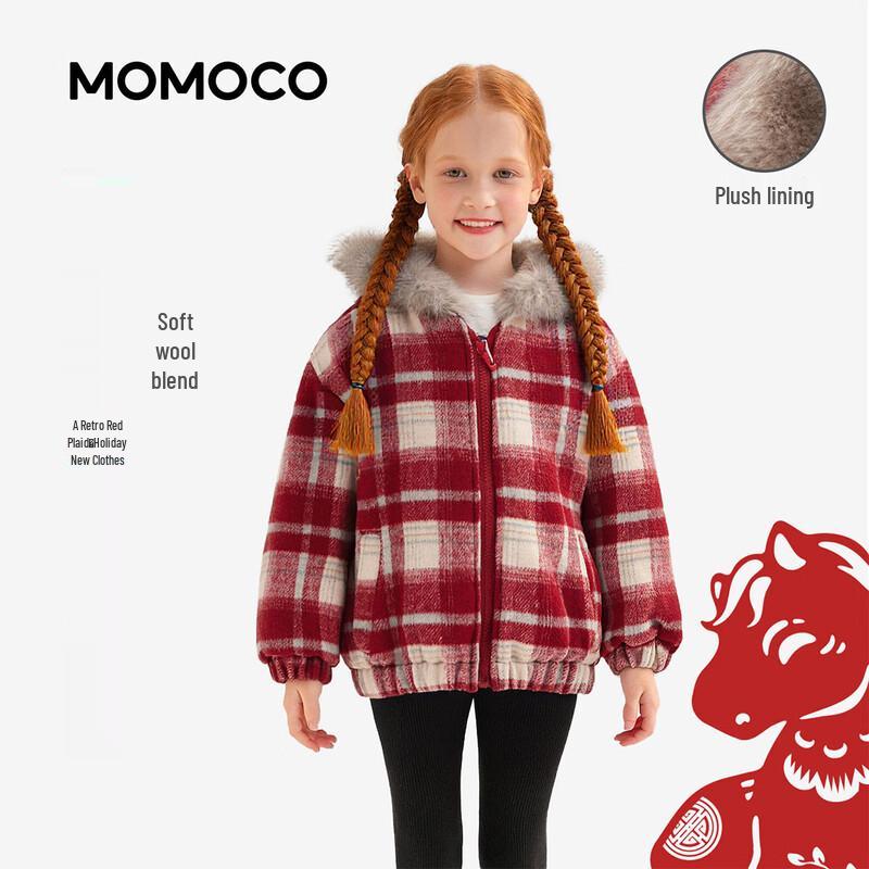 Mamimaka Girls  Winter Fleece-Lined Celebration Jacket 130