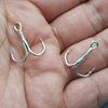 10 Pcs High Strength Fishing Treble Hook Baitholder Bass Fishing Hook for Freshwater Saltwater Fishing Tackle Parts