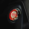 2025 Hot 1Pcs car Engine One Button Start Switch Stop Button Cover for Mazda 3 CX3 CX9 CX5 CX8 Mazda6 MX-5 CX30