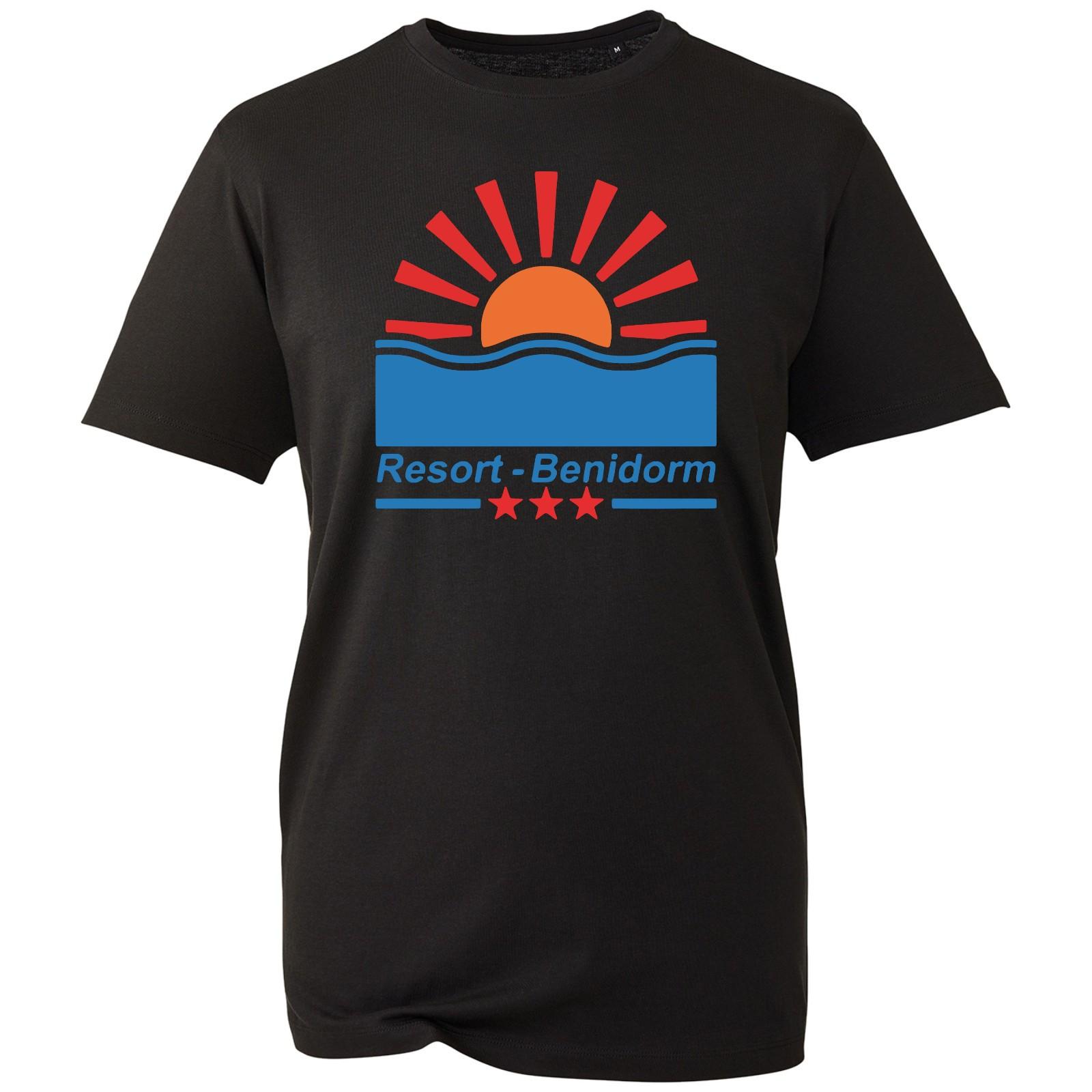 Holiday Benidorm Resort T-shirt Vacation TV Series Inspired Novelty Gift Tee XL