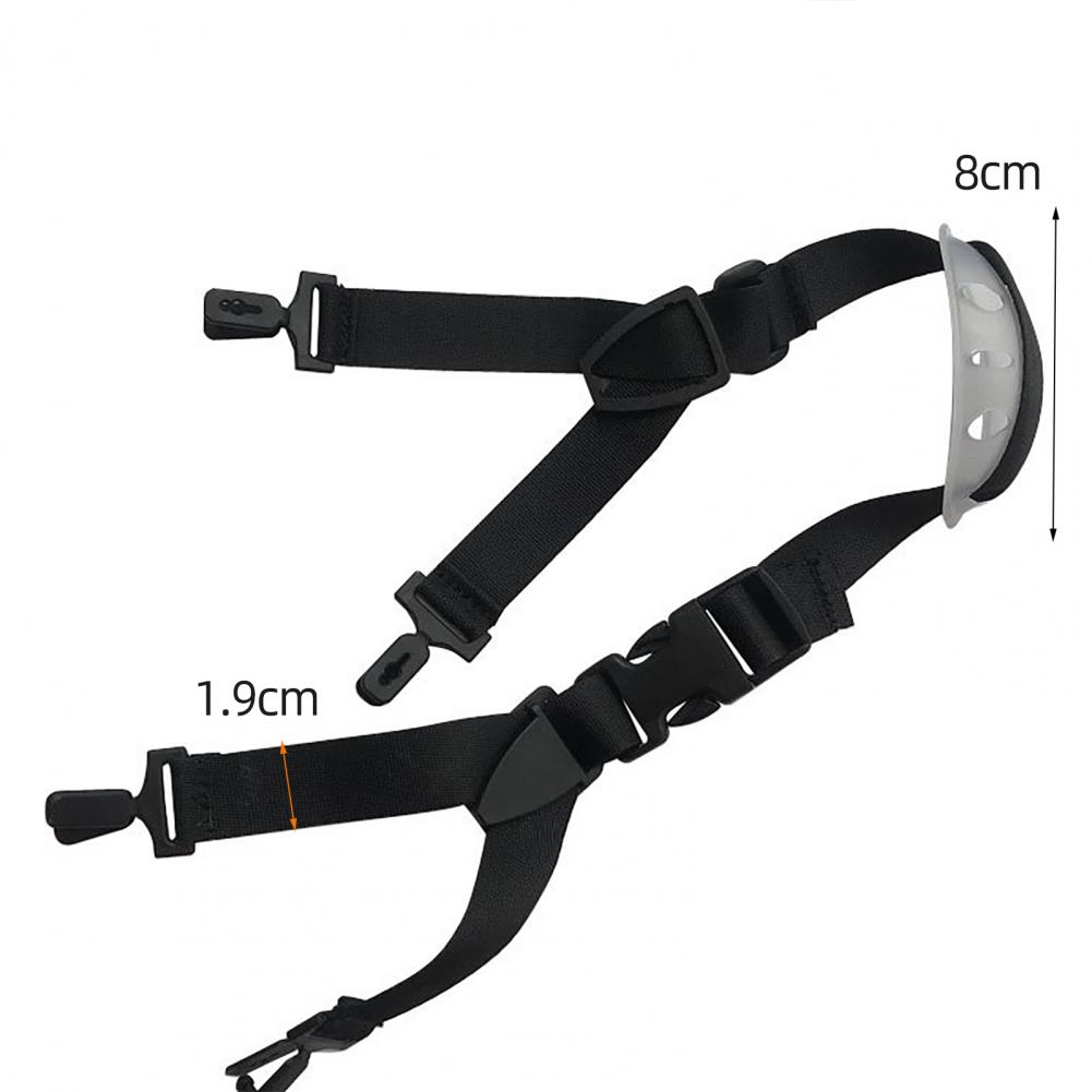 Y-shaped Adjustable Buckle Helmet Removable Hat Chin Strap Safety Helmet Chin Strap with Chin Cup Helmet Accessory