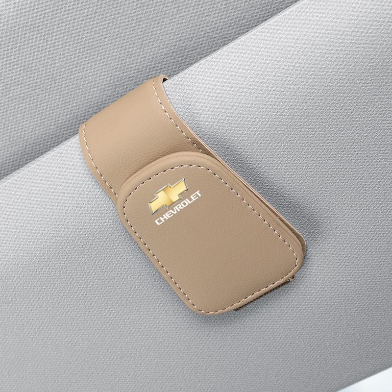Car Interior Sun Visor Eyeglasses Holder Sunglasses Clip For Chevrolet Sail Aveo Colorado Cobalt Silverado Beat Equinox Tahoe