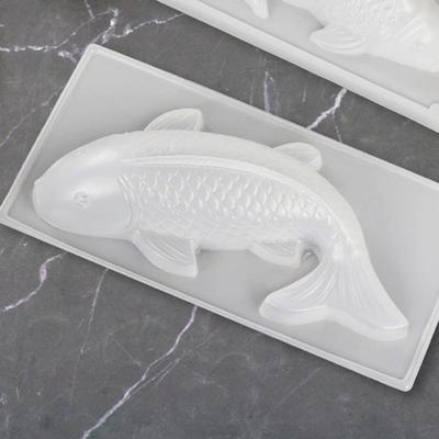 Koi Fisch Kunststoff Kuchen Schokoladenform Gelee Handgemacht Sugarcraft Riegel Süßigkeitenform Haushalt Küche Backform Kuchenwerkzeuge