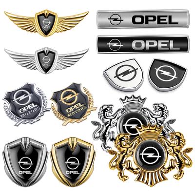 3D Metal Silver Black Red Car Rear Trunk Badge Decal Stikcer For OPC Astra G Insignia Corsa Mokka Vectra Combo Accessories