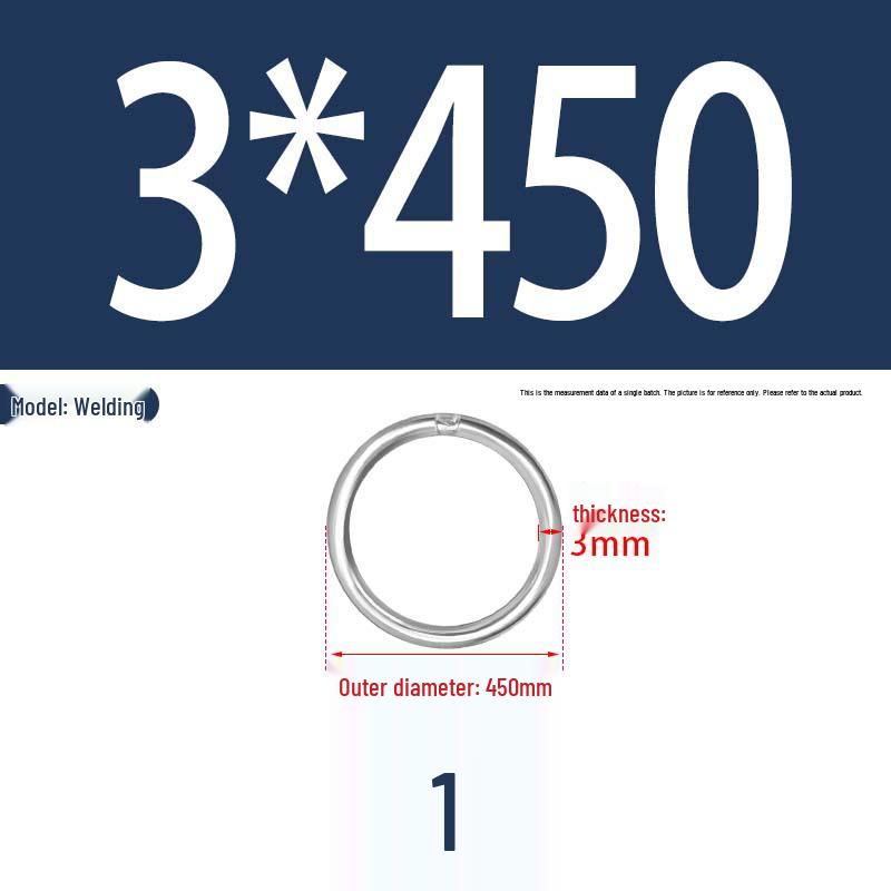 304 Stainless Steel Seamless O-Ring for Lifting and Hammock Yoga Connection