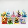 8 style Pok é mon Action Doll Pikachu Adventure Eevee Blind Box Anime Model Desktop Decorations Pok é mon Toys Boy Birthday Gift