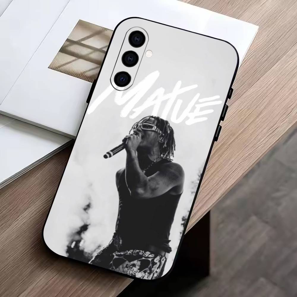 

Rapper Matue-333 Phone Case Black Silicone Soft For Samsung Galaxy A73,A72,A71,A70,A53,A52,A51 Samsung a53 5g