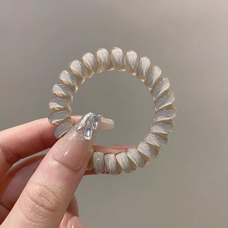 Korean Bright Color Elastic Hair Tie and Rope Bundle