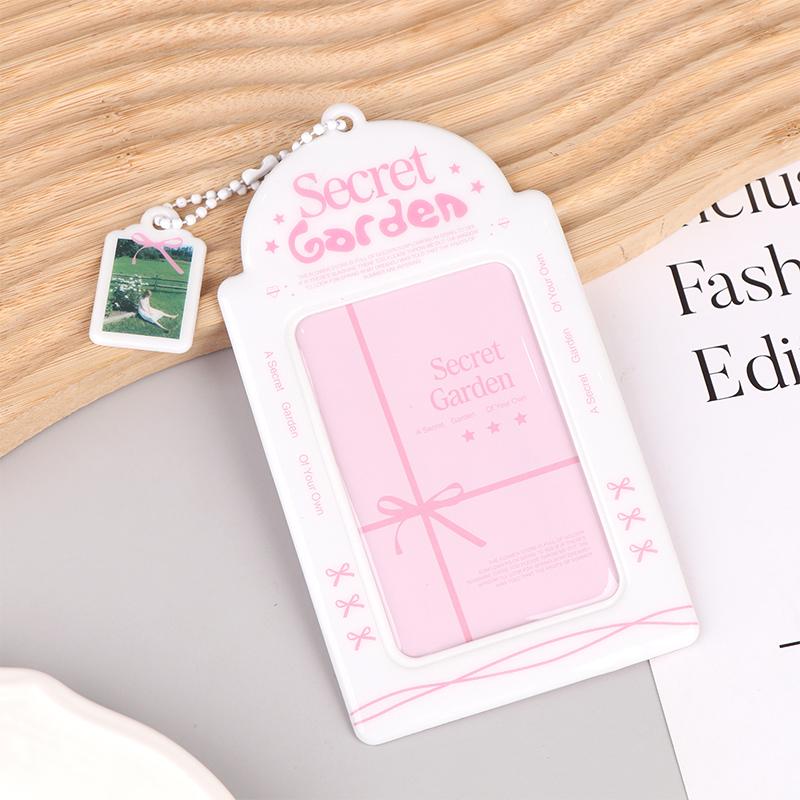 

Инс Стиль ПВХ Рукав для Карты Маленький Защитный Чехол для Карты Фото K-pop Идола Держатель для Фотокарты Бейдж для ID-карты Защитный Чехол Брелок