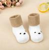 21 Color Baby Socks Boy Girl Winter Cute Bear Puppy Newborn Kids Children Infant Toddler Terry Warm Slipper Striped Star Dot